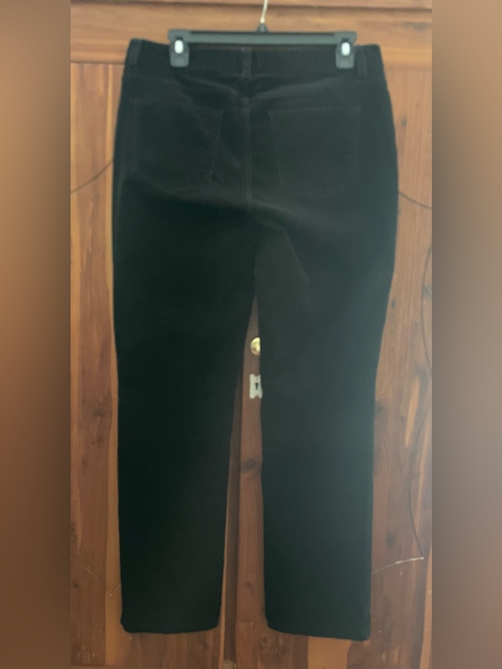 Vintage Talbots Women’s Black Corduroy Straight-Leg Pants Size 10P - Picture 3 of 4